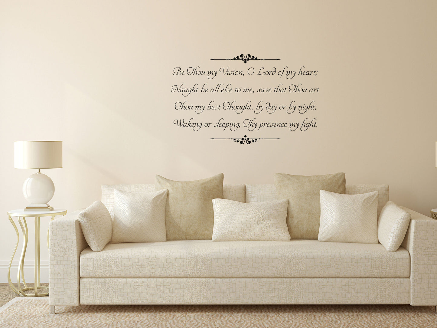 Be Thou My Vision Church Hymn Decal Sticker Vinyl Wall Decal Done