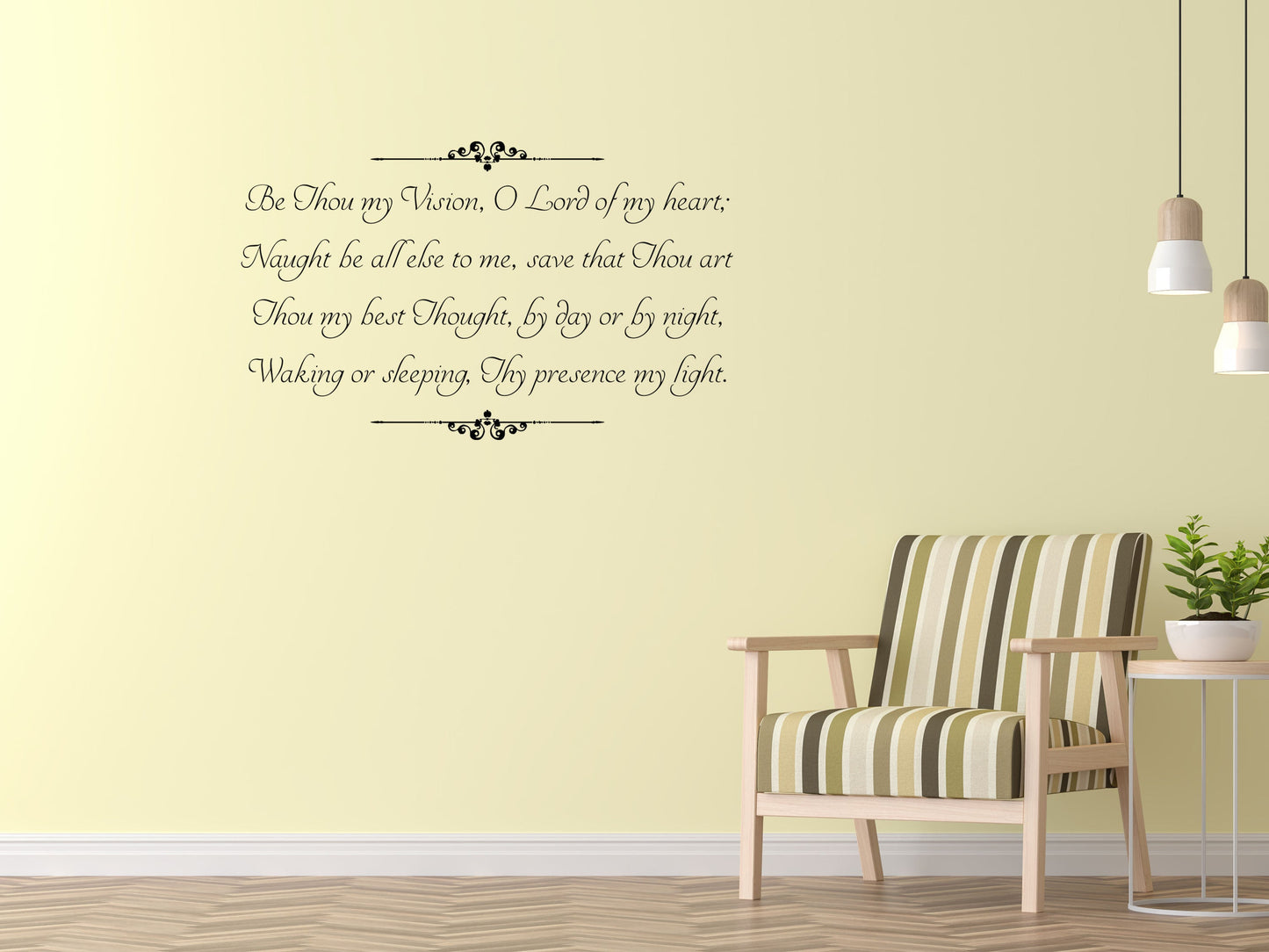 Be Thou My Vision Church Hymn Decal Sticker Vinyl Wall Decal Done