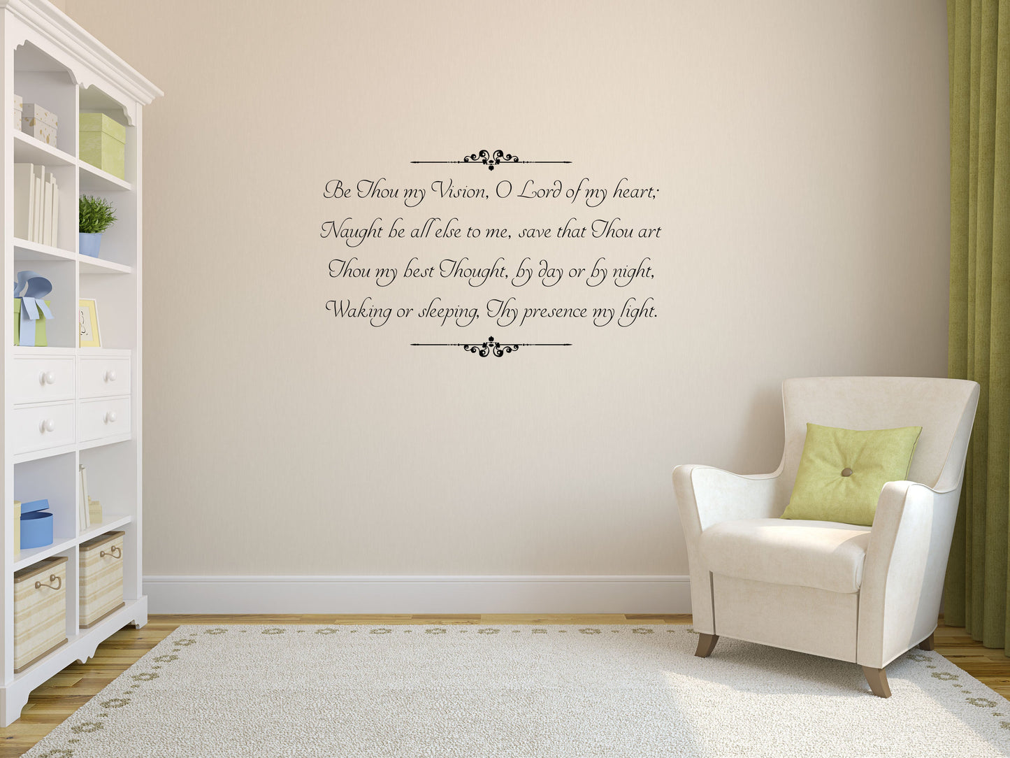 Be Thou My Vision Church Hymn Decal Sticker Vinyl Wall Decal Done