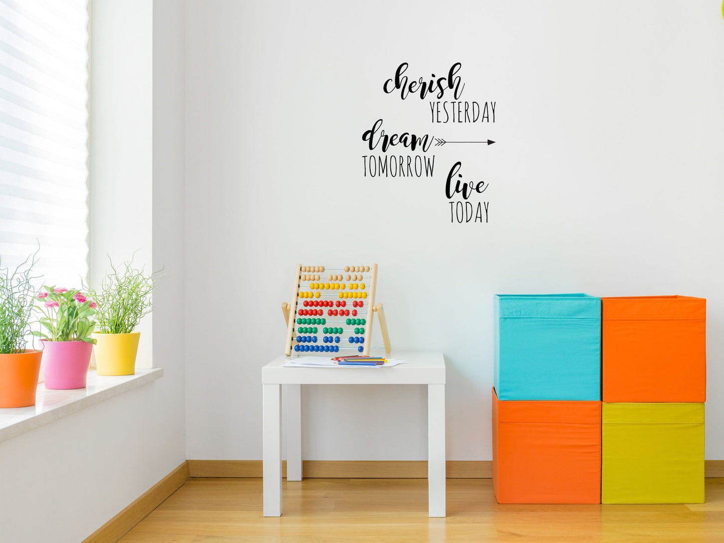 Cherish Dream Live Decal - Cherish Yesterday Decal - Dream Decal - Cherish Wall Sign - Cherish Yesterday Wall Art Vinyl Wall Decal Inspirational Wall Signs
