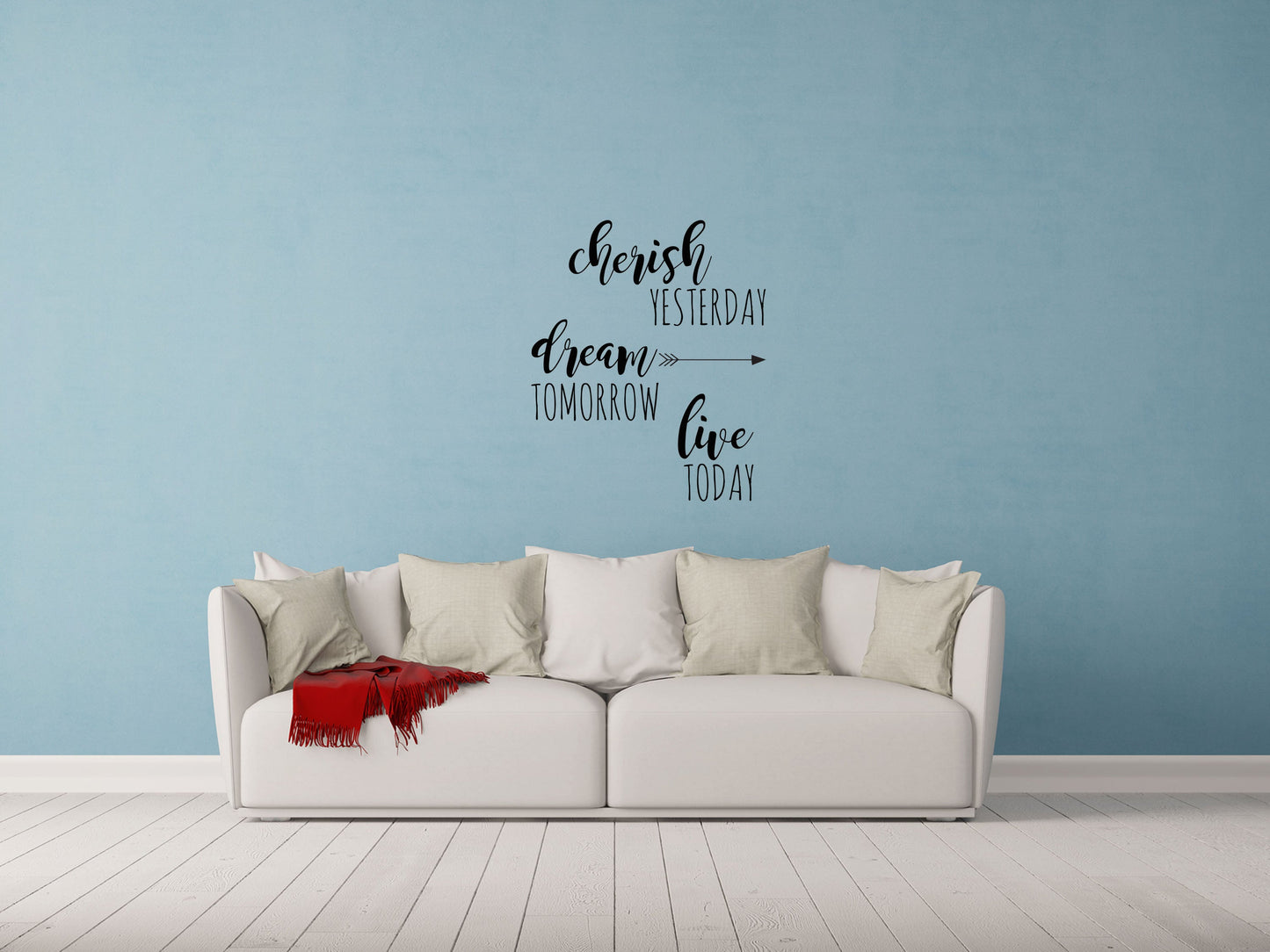 Cherish Dream Live Decal - Cherish Yesterday Decal - Dream Decal - Cherish Wall Sign - Cherish Yesterday Wall Art Vinyl Wall Decal Inspirational Wall Signs