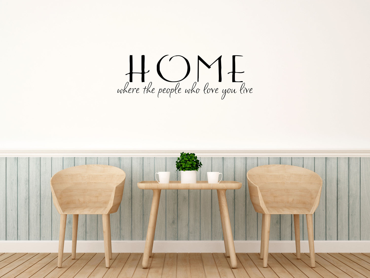 Family Wall Vinyl Lettering - Home Where The People Who Love You Live - Home Vinyl Wall Quotes - Wall Art Decals - Living Room Quote Vinyl Wall Decal Done
