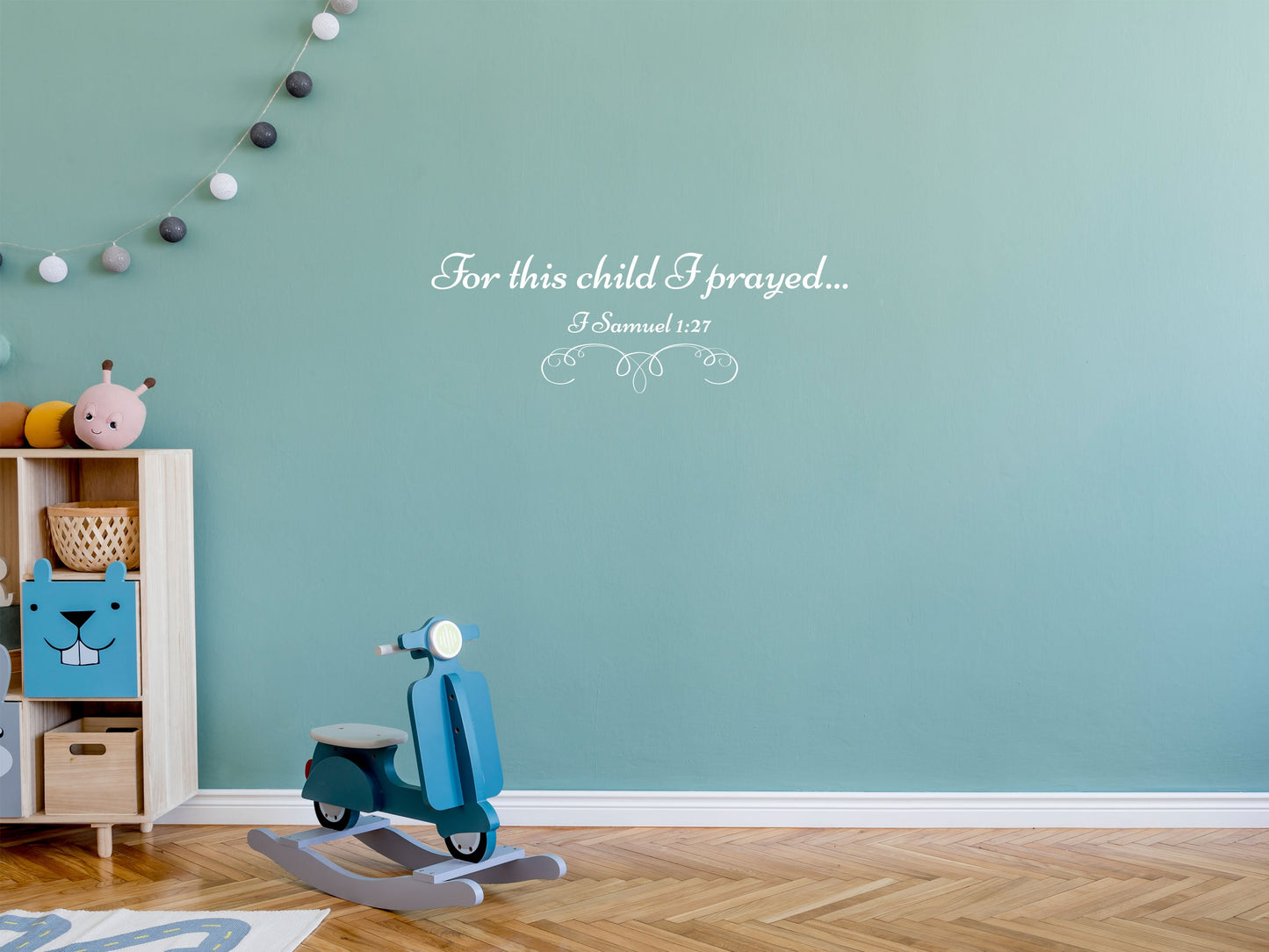 For This Child I Prayed - Inspirational Wall Decals Vinyl Wall Decal Done