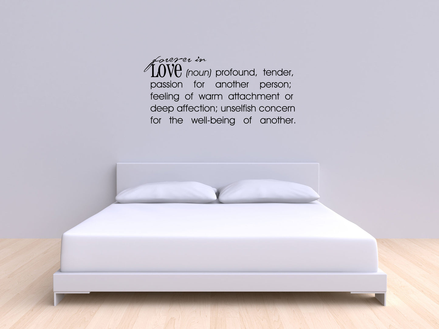 Forever In Love - Inspirational Wall Decals Vinyl Wall Decal Inspirational Wall Signs