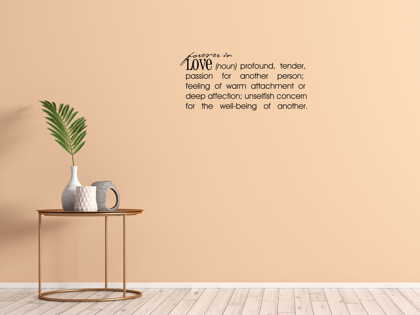 Forever In Love - Inspirational Wall Decals Vinyl Wall Decal Inspirational Wall Signs