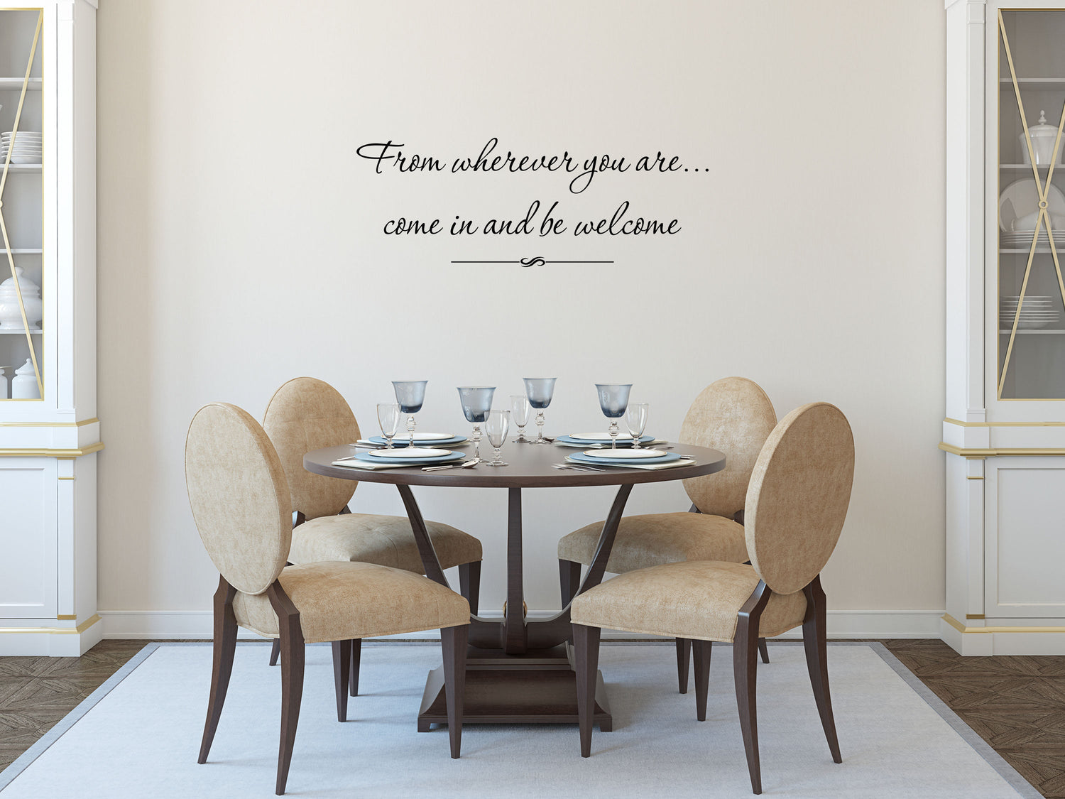From Wherever You Are - Inspirational Wall Decals Vinyl Wall Decal Inspirational Wall Signs