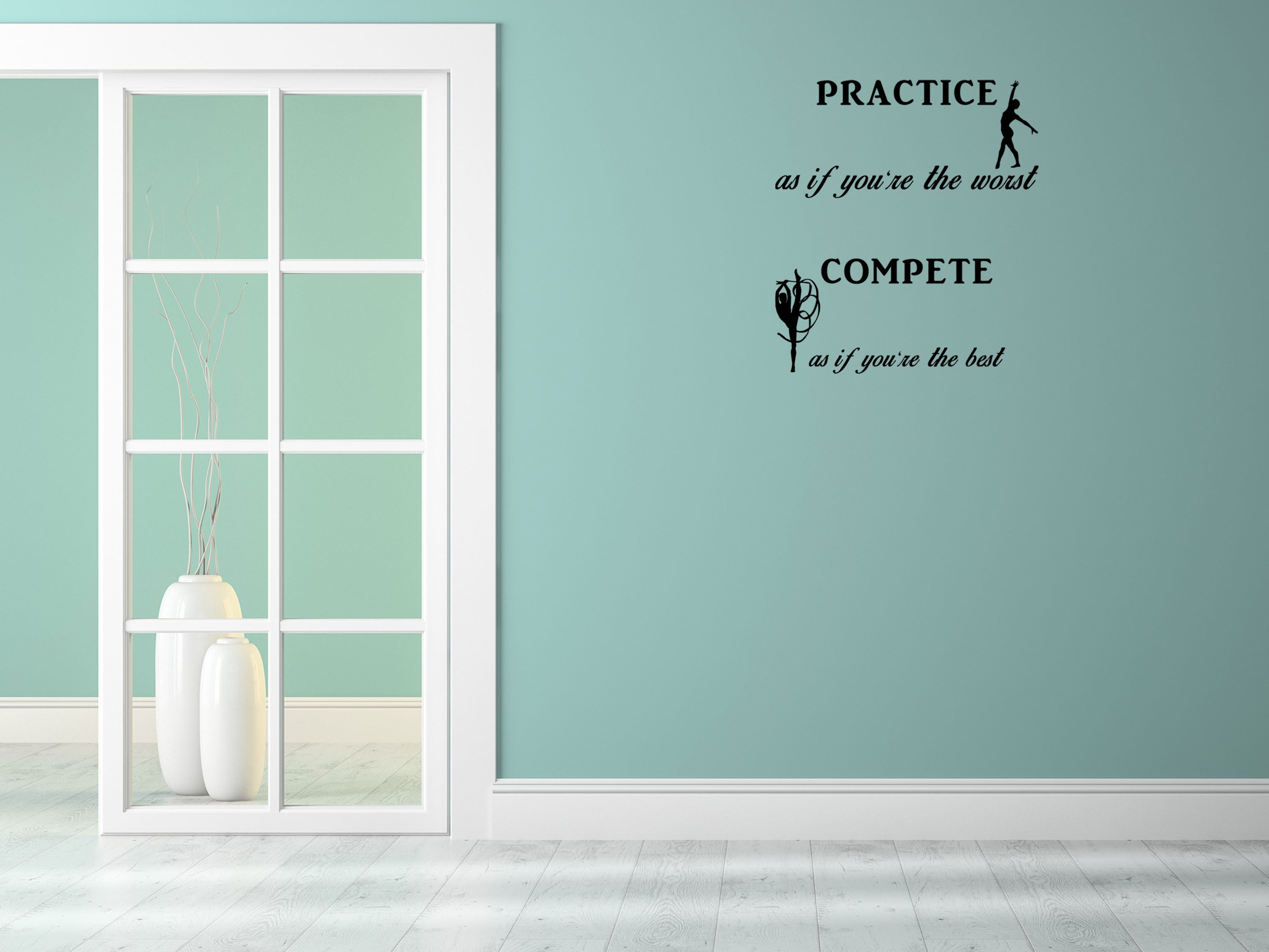 Gymnastics Wall Decal Christian Wall Quote Handmade Vinyl Wall Art Custom Orders Custom Vinyl Decals Custom Art Gymnastics Quote Vinyl Wall Decal Inspirational Wall Signs