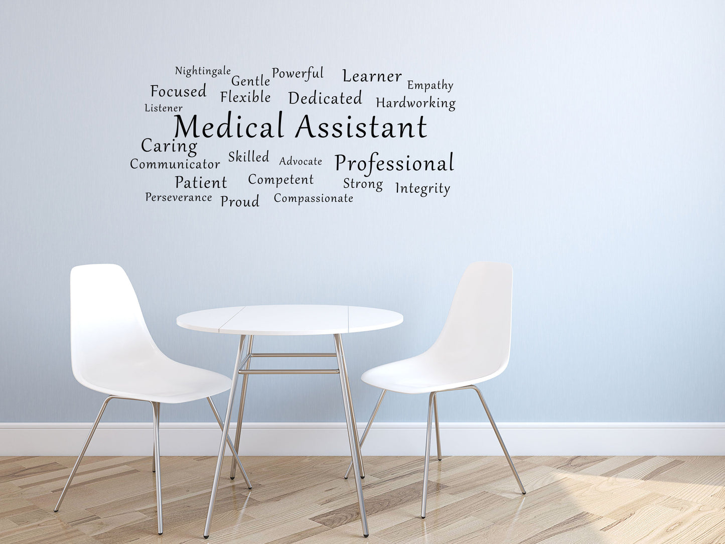 Medical Assistant Office Wall Quote Sticker- Inspirational Wall Decals Vinyl Wall Decal Inspirational Wall Signs 