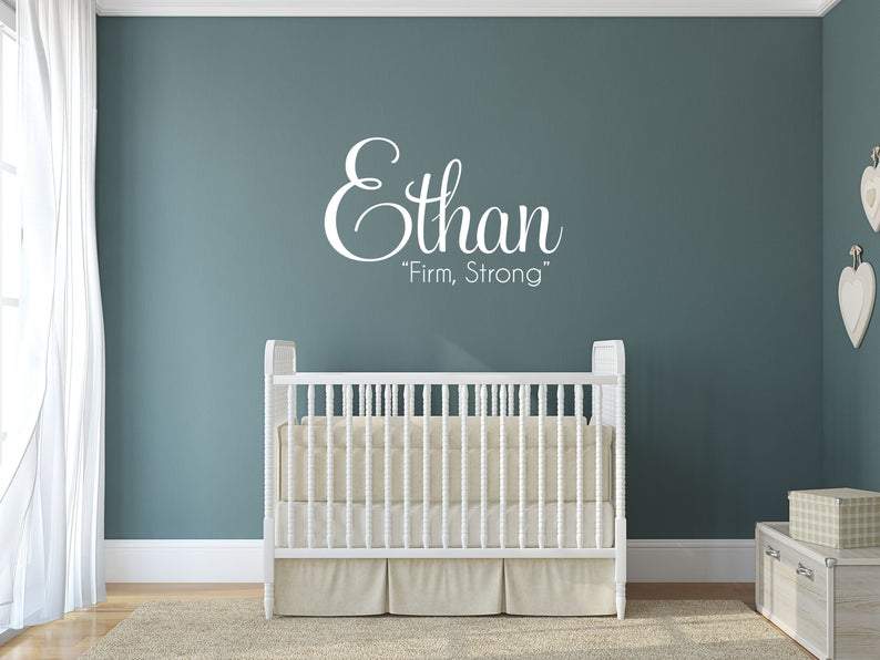 Name Decal - Inspirational Wall Decals Inspirational Wall Signs