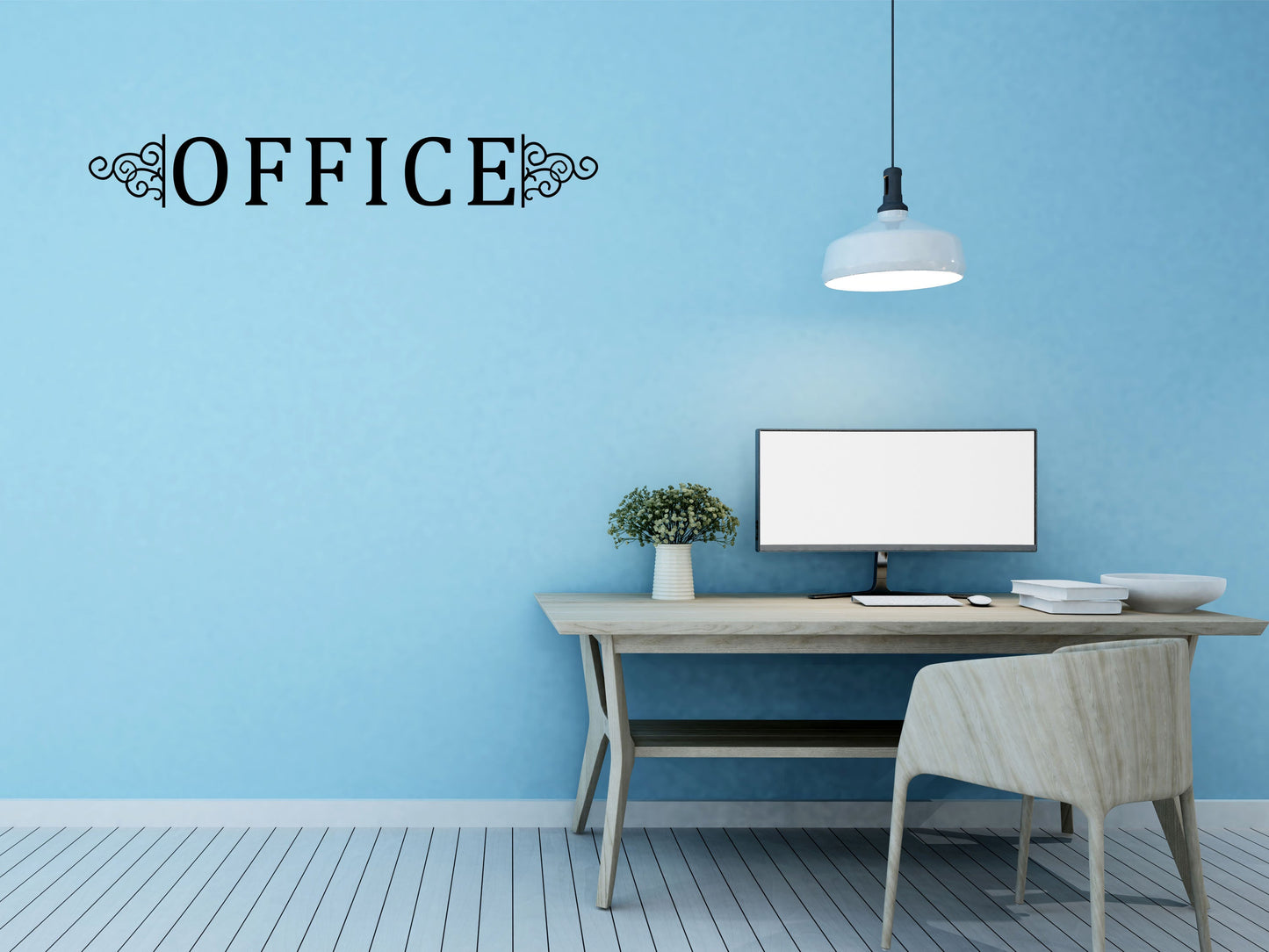 Office Wall Quote Sticker Vinyl Wall Decal Inspirational Wall Signs