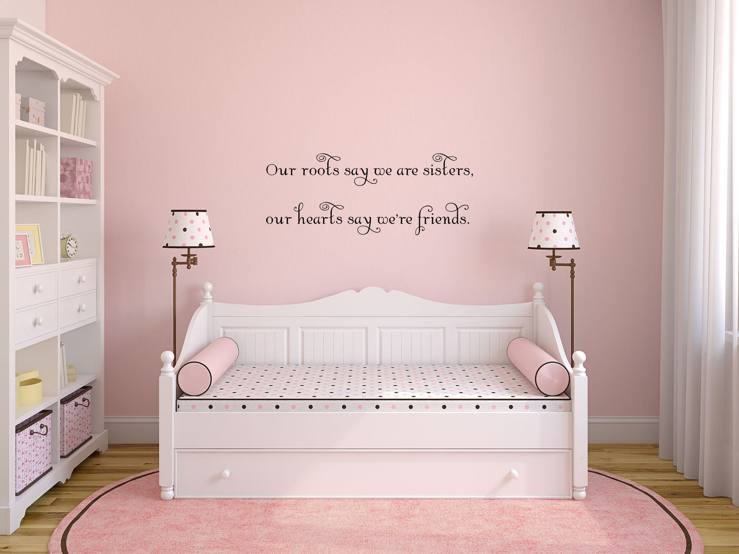 Our Roots Say We Are Sisters Vinyl Wall Decal Inspirational Wall Signs