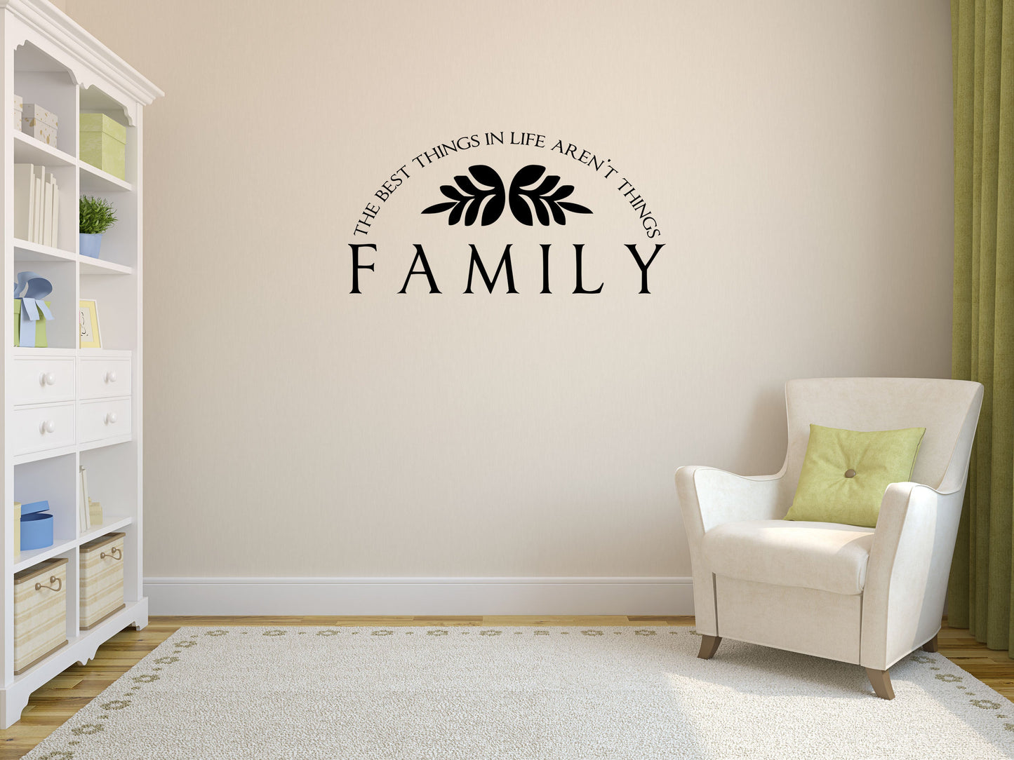 The Best Things In Life Aren't Things - Inspirational Wall Signs Vinyl Wall Decal Inspirational Wall Signs