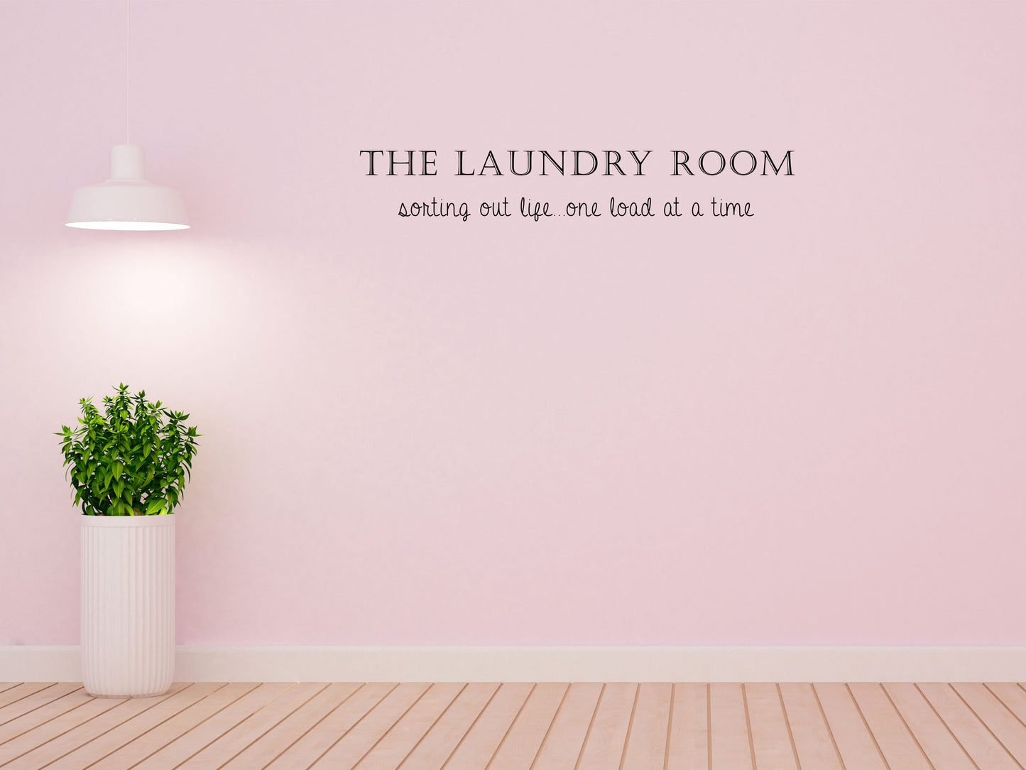 The Laundry Room - Inspirational Wall Signs Vinyl Wall Decal Inspirational Wall Signs 