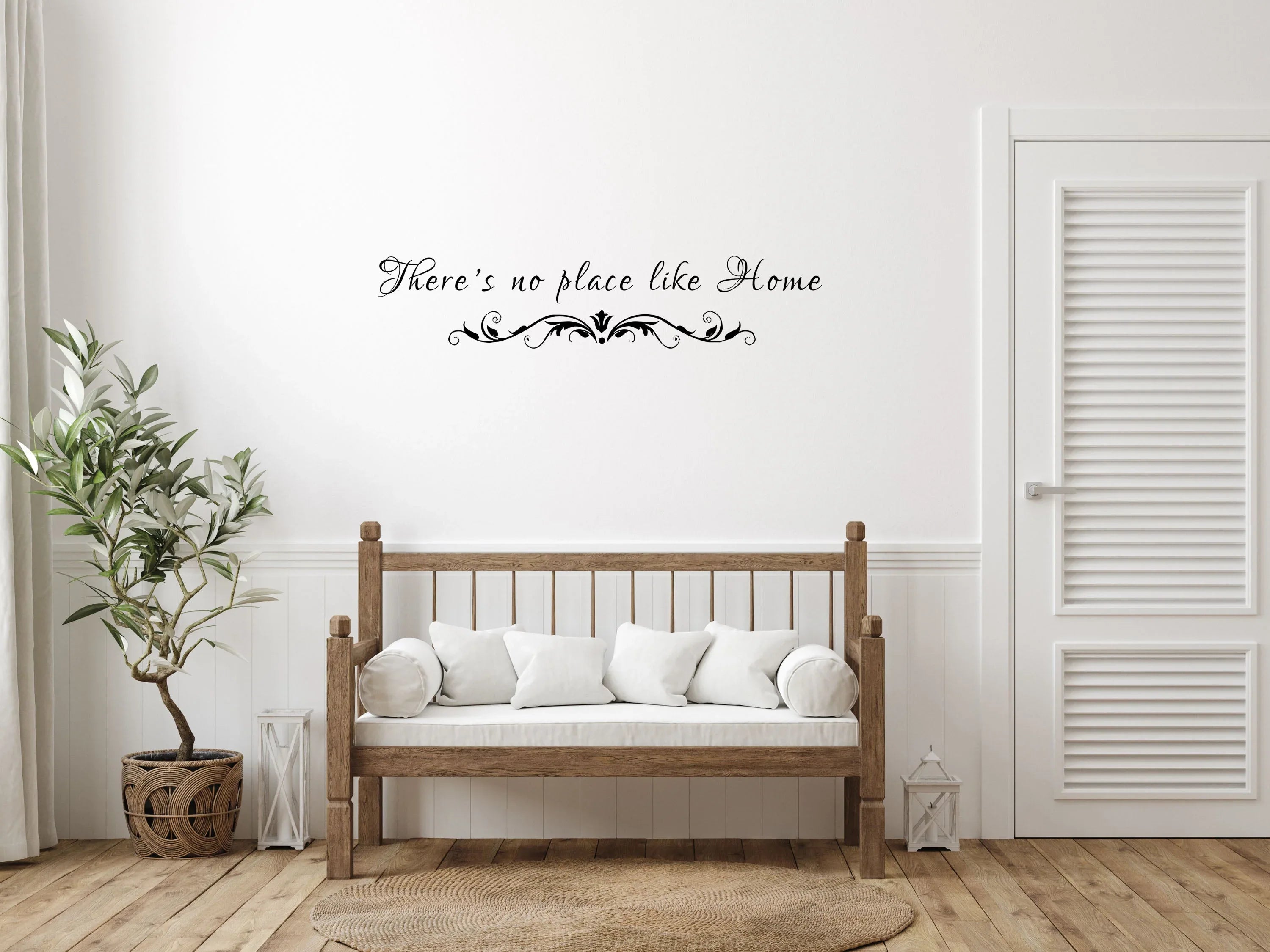 There's No Place Like Home Vinyl Wall Decal – Inspirational Wall Signs