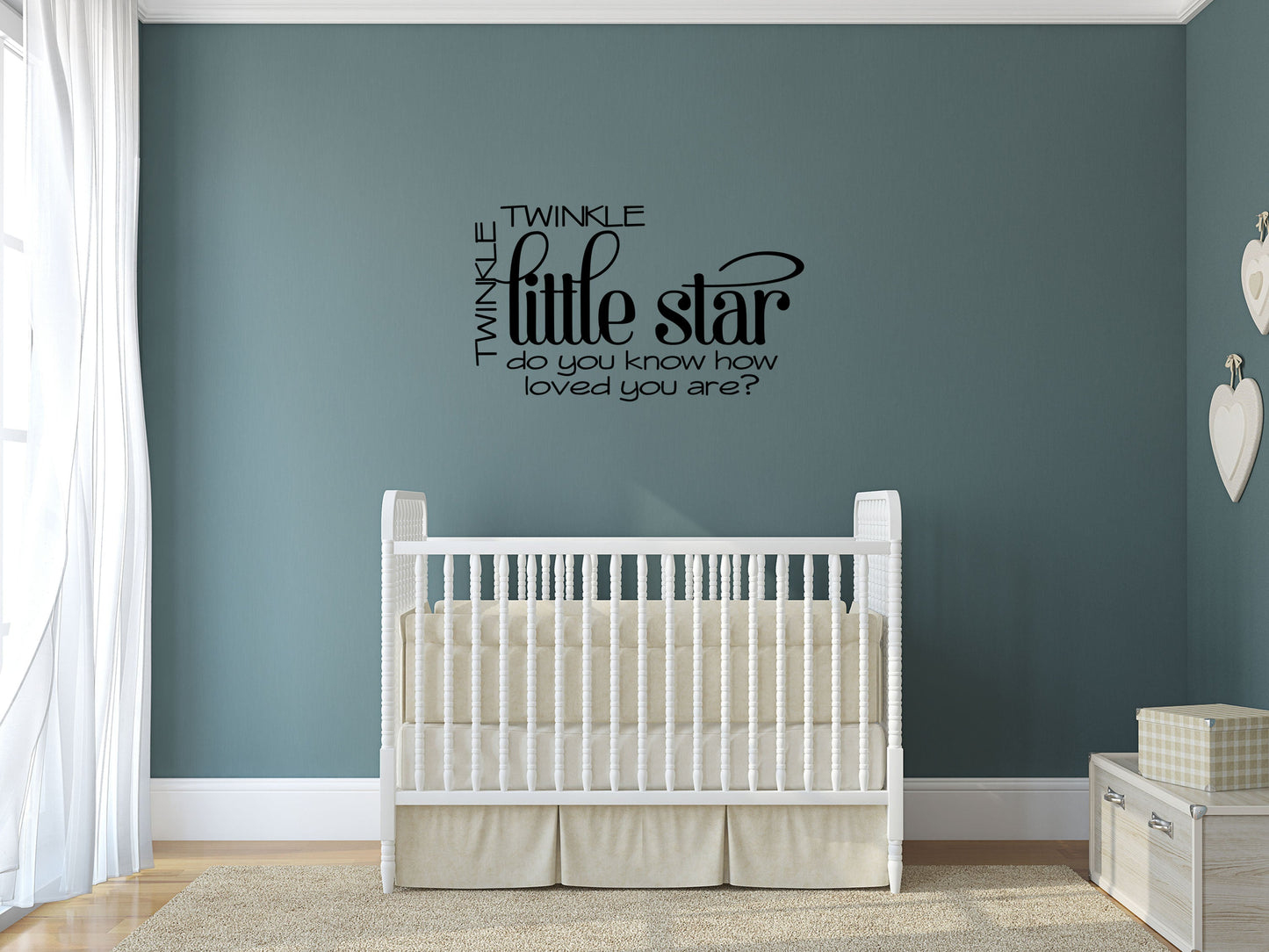 Twinkle Twinkle Little Star - Inspirational Wall Signs Vinyl Wall Decal Inspirational Wall Signs 