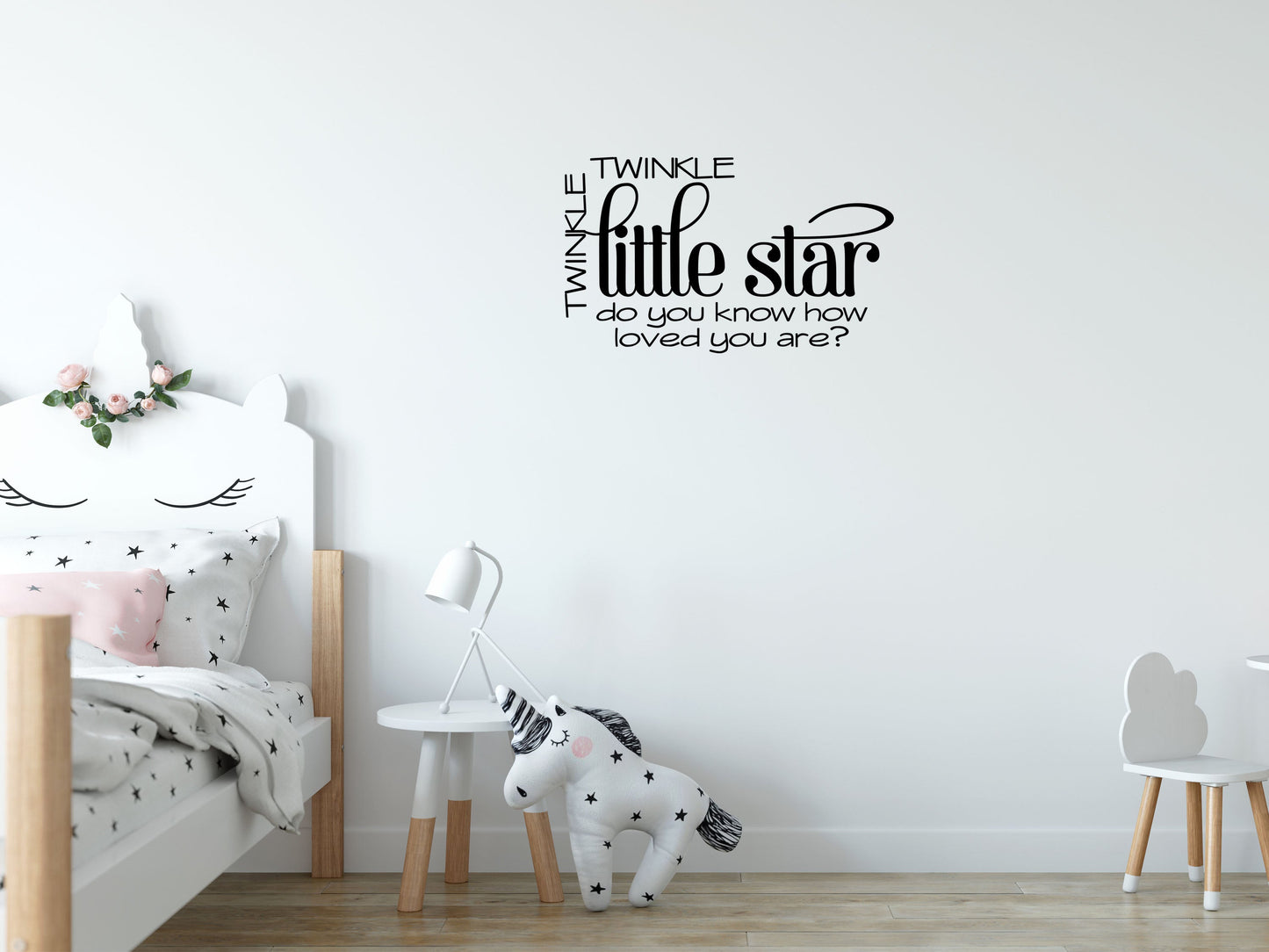 Twinkle Twinkle Little Star - Inspirational Wall Signs Vinyl Wall Decal Inspirational Wall Signs