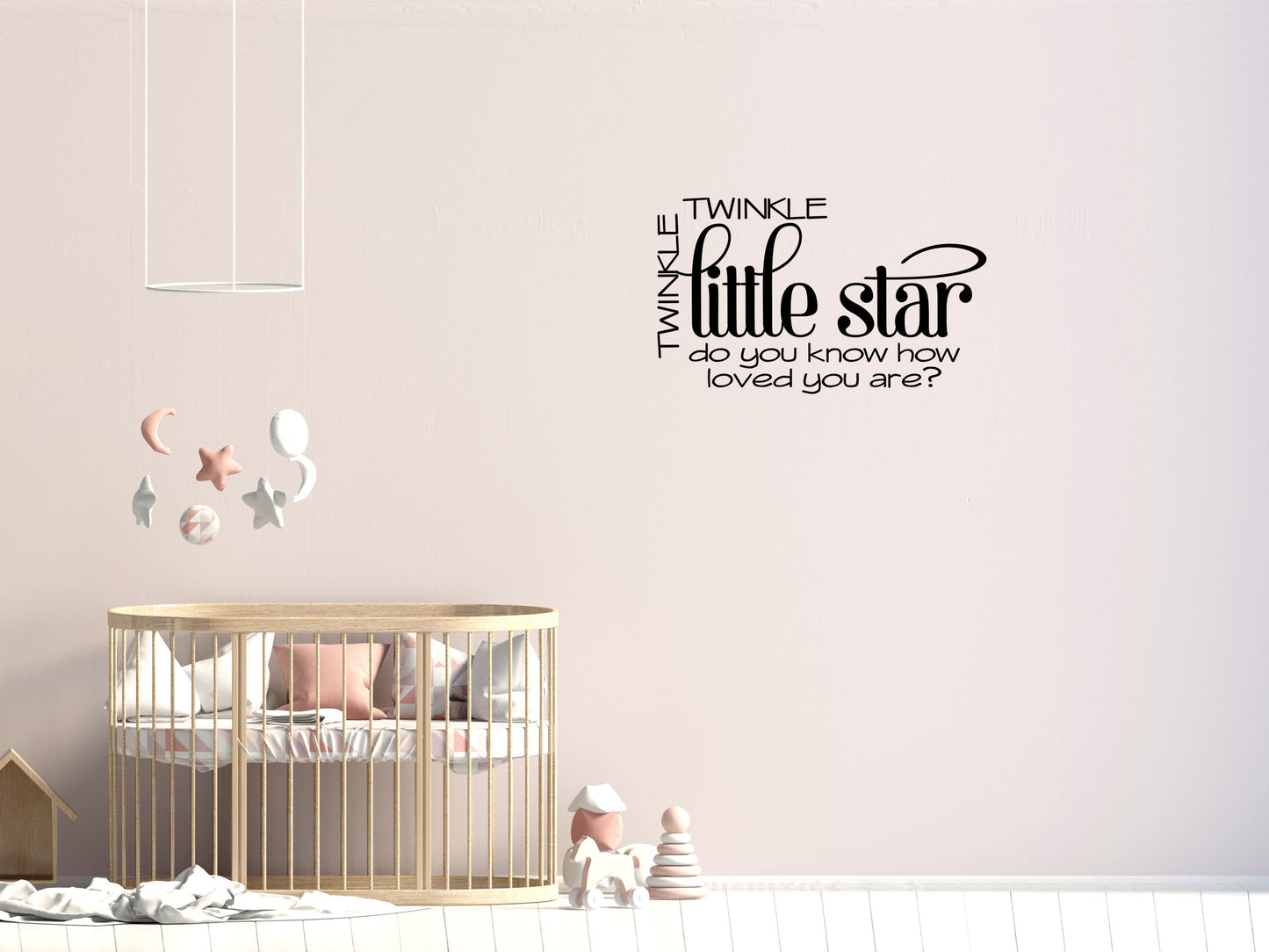 Twinkle Twinkle Little Star - Inspirational Wall Signs Vinyl Wall Decal Inspirational Wall Signs