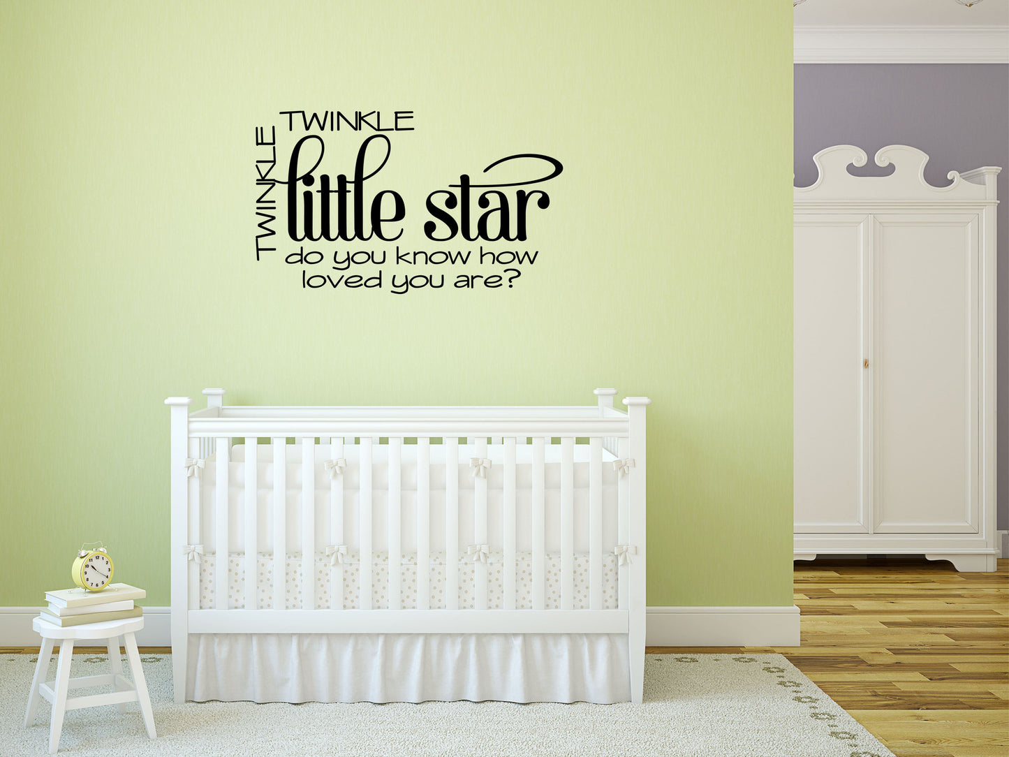 Twinkle Twinkle Little Star - Inspirational Wall Signs Vinyl Wall Decal Inspirational Wall Signs