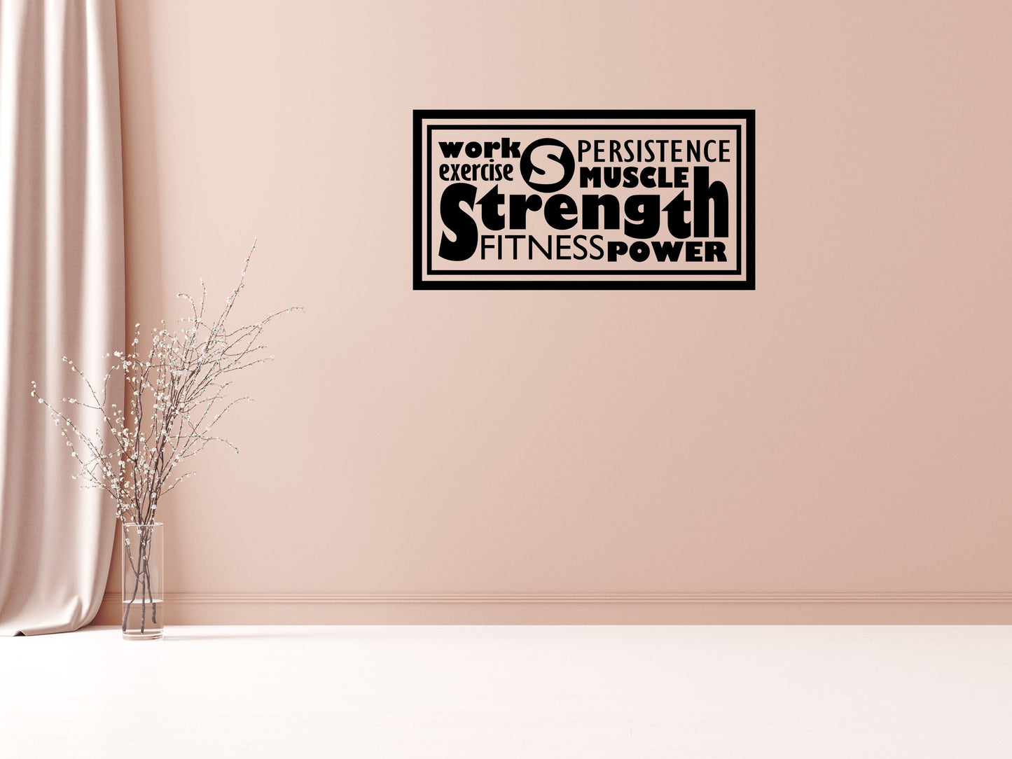 Work Exercise Office Wall Sticker - Inspirational Wall Decals Done 