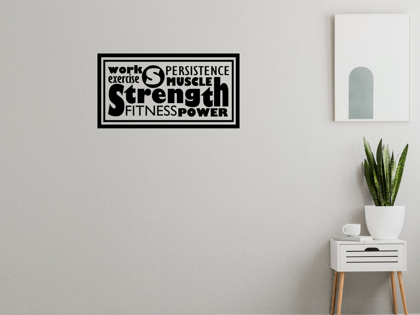 Work Exercise Office Wall Sticker - Inspirational Wall Decals Done 