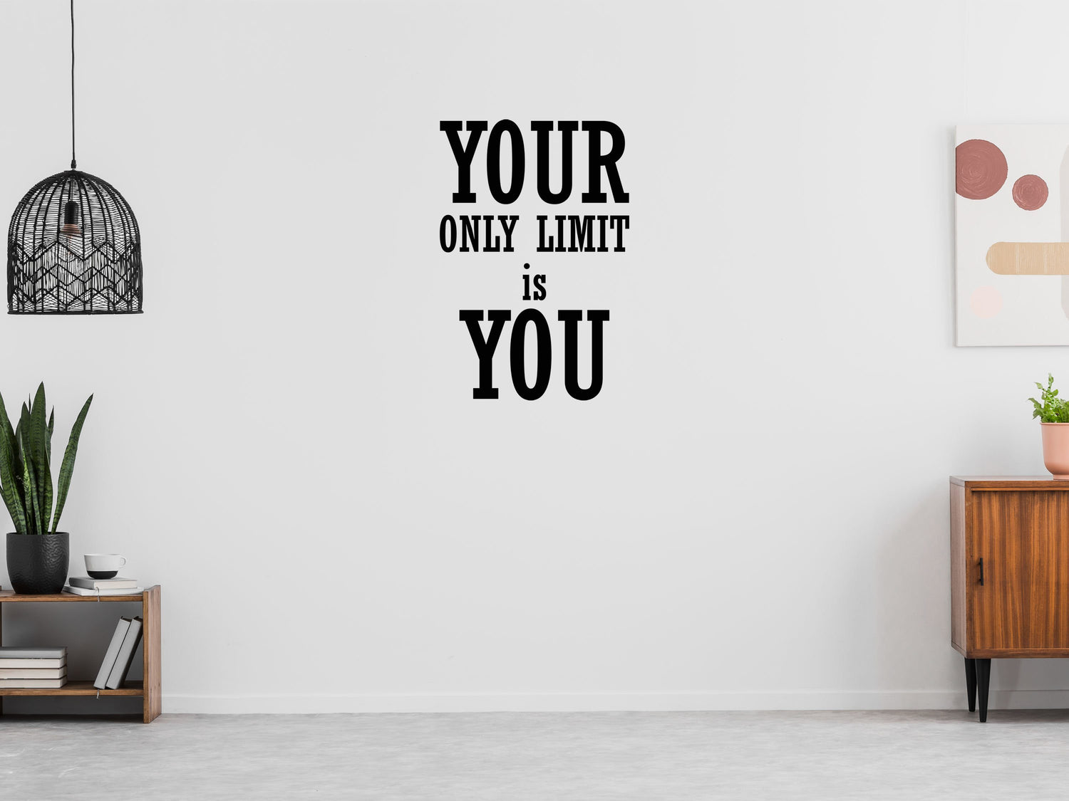 Your Only Limit Is You Business Office Wall Sticker Quote - Inspirational Wall Decals Home Decor Decals Done