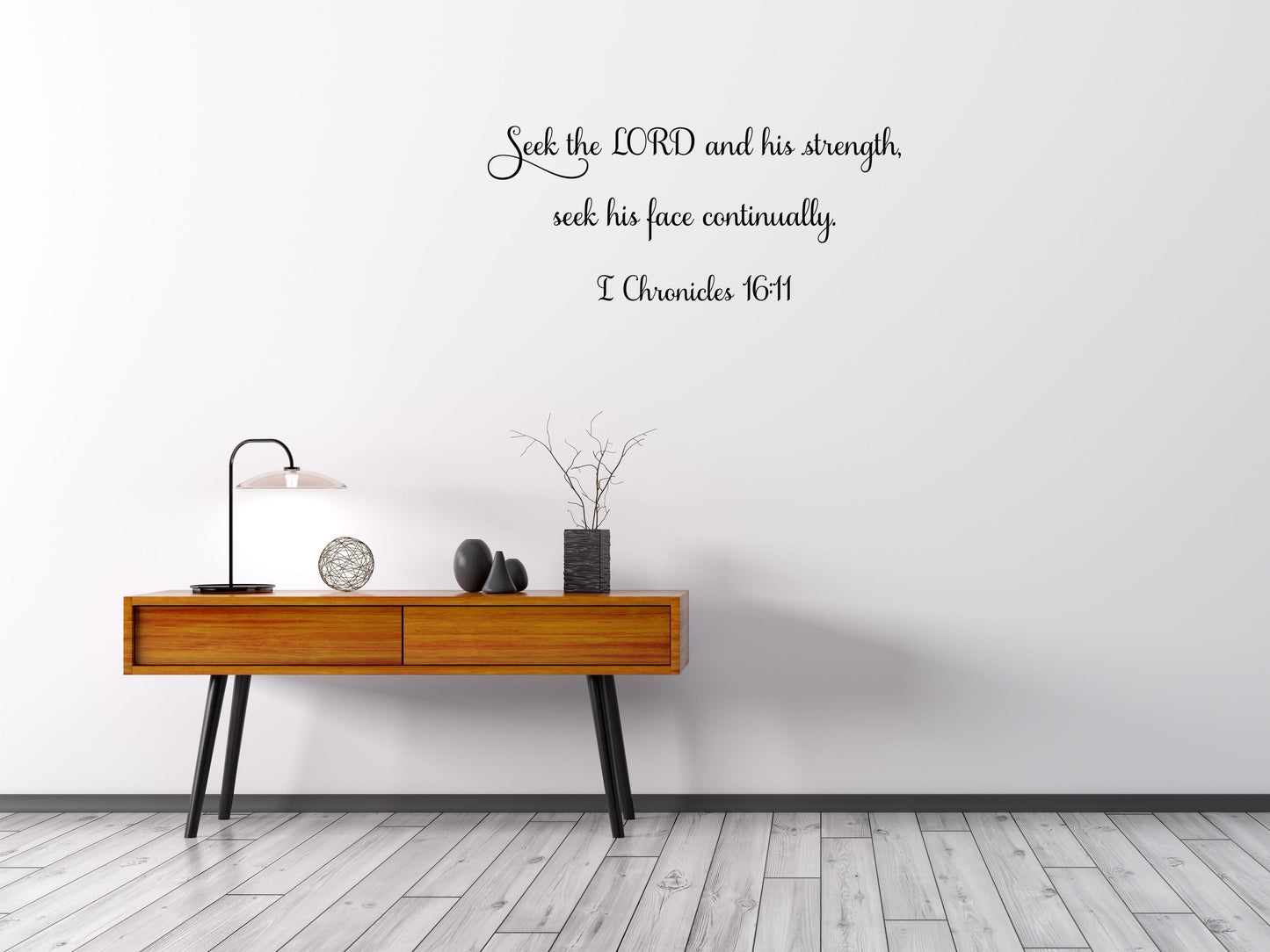 1 Chronicles 16:11 Seek The Lord Bible Verse Quote Scripture Wall Decals Vinyl Wall Decal Title Done 