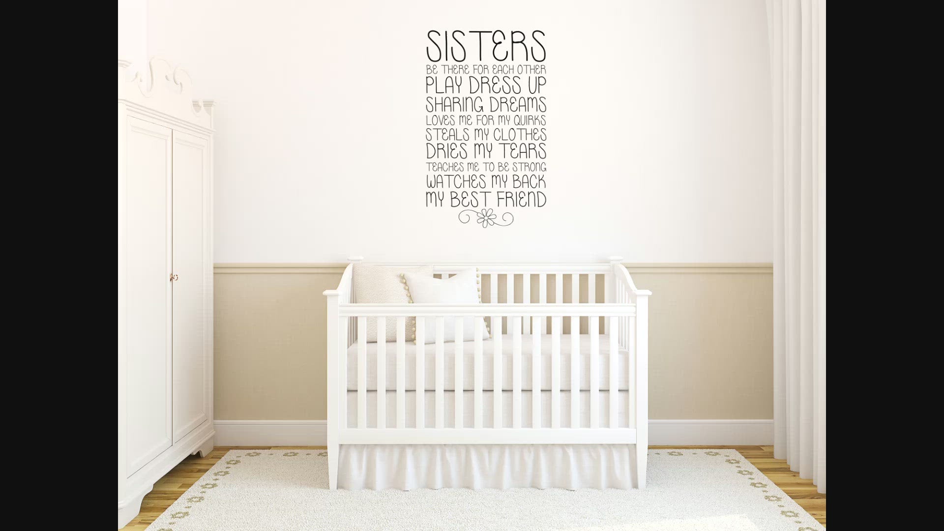 Sisters - Inspirational Wall Decals