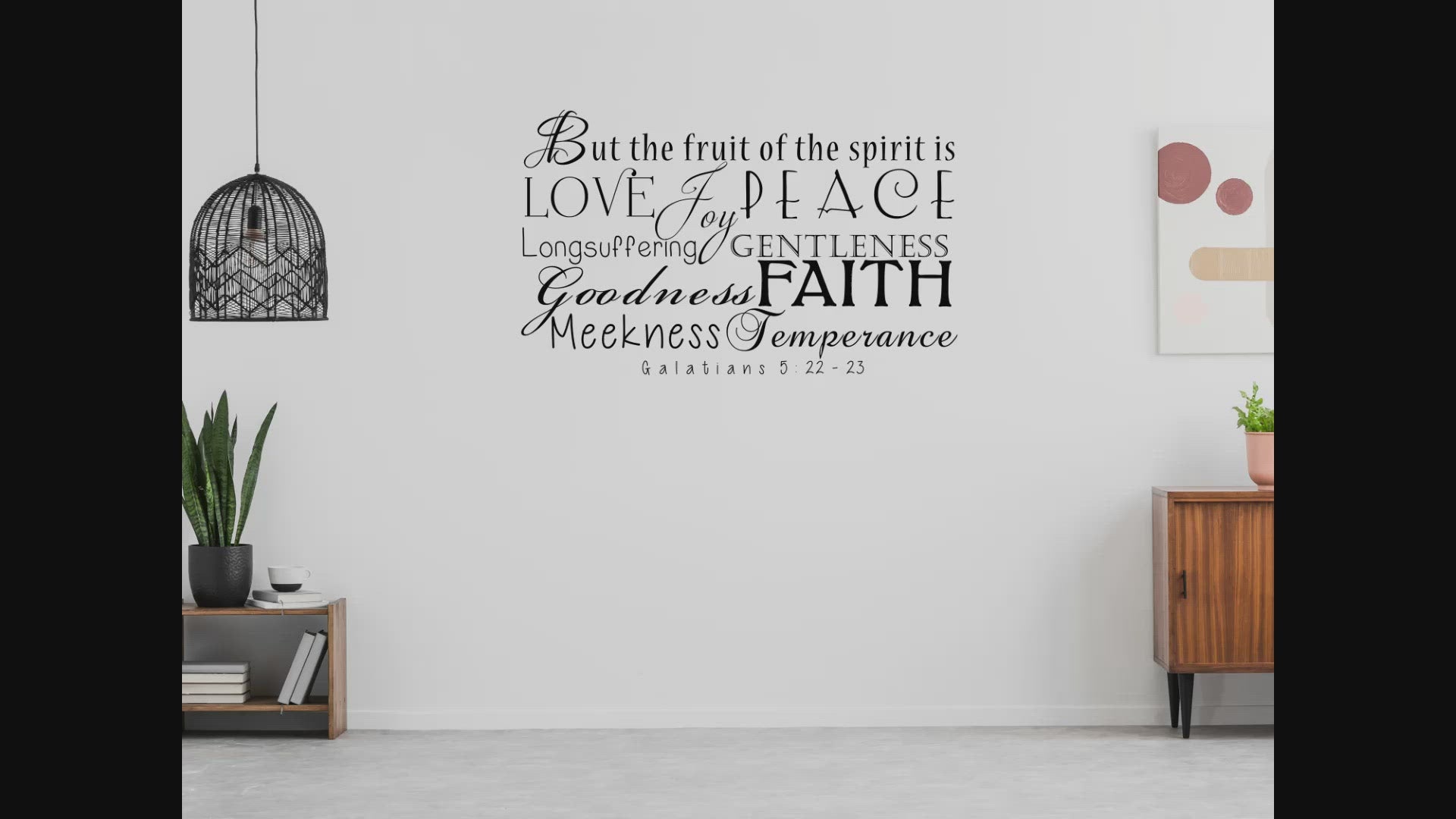 Galatians 5:22 But The Fruit Of The Spirit Scripture Wall Decal