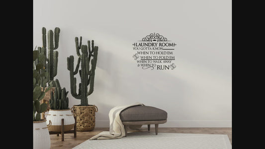 Laundry Room Decal