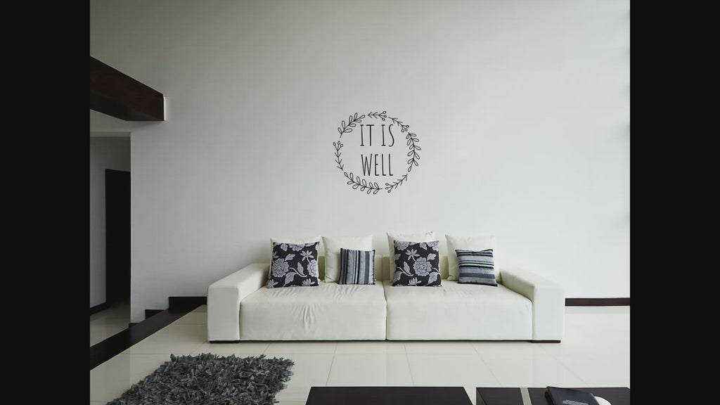 It Is Well Decal