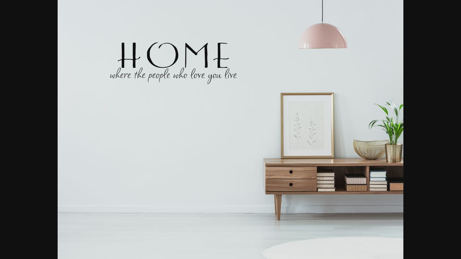 Family Wall Vinyl Lettering Removable Wall Decal