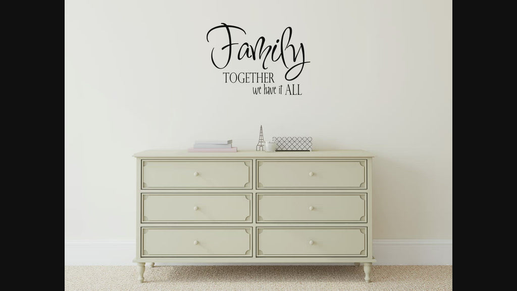 Family Together Removable Wall Decal