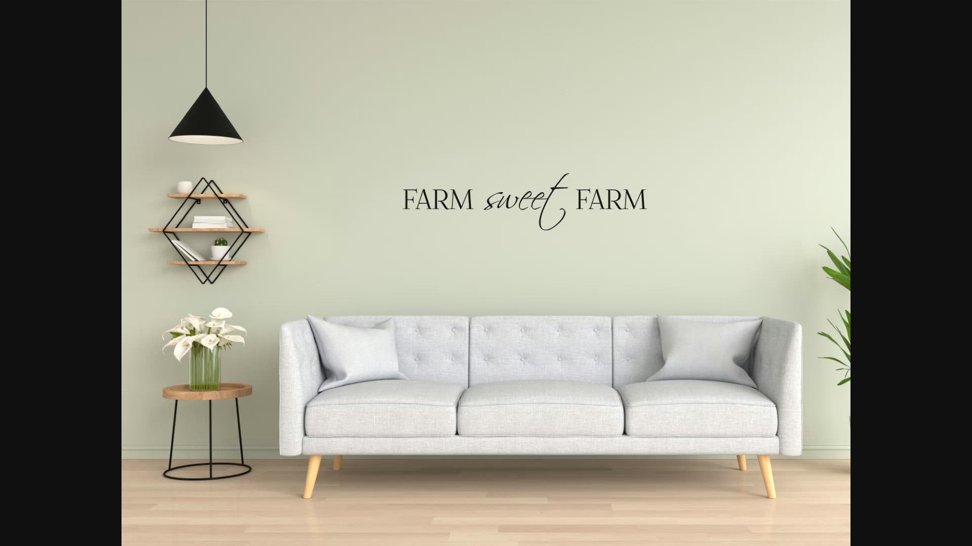 Farm Sweet Farm Removable Wall Decal