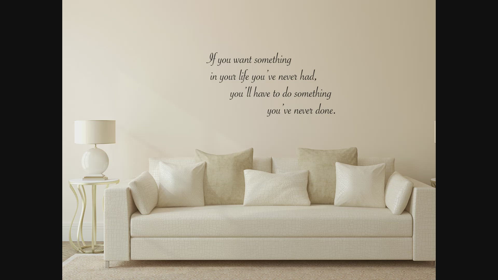 If You Want Something Wall Decal