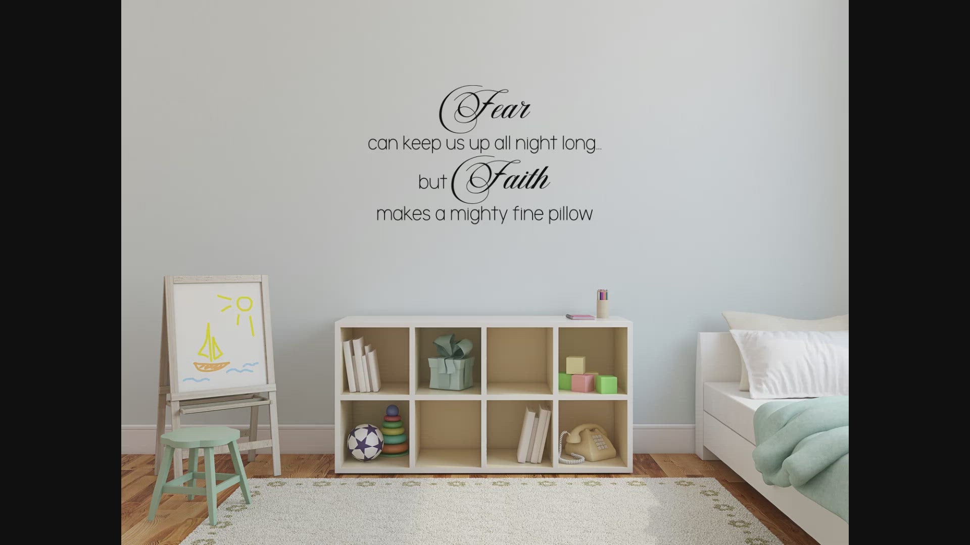 Fear Can Keep Us Up All Night Removable Wall Decal