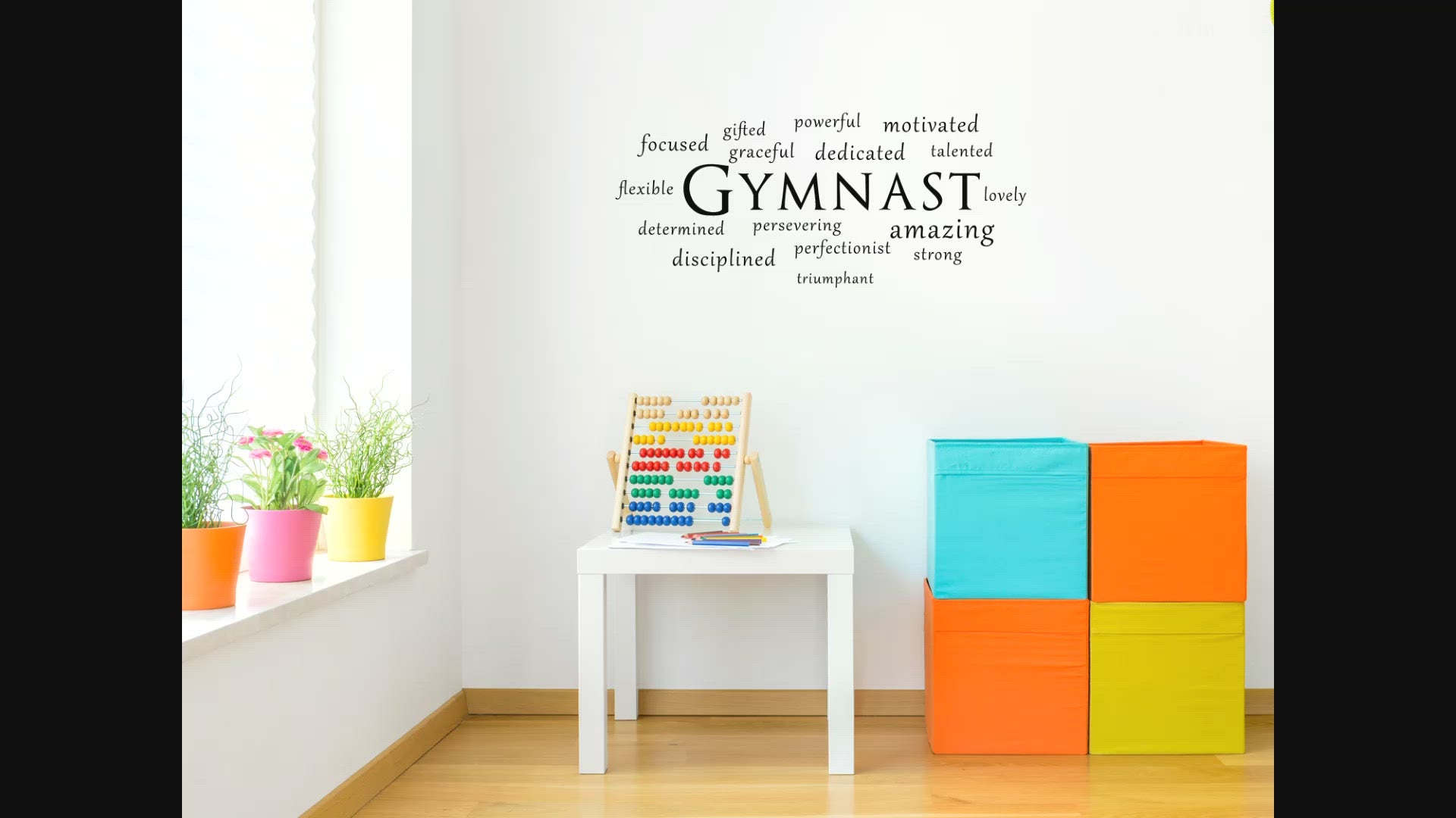 Gymnast Wall Sticker Wall Decal