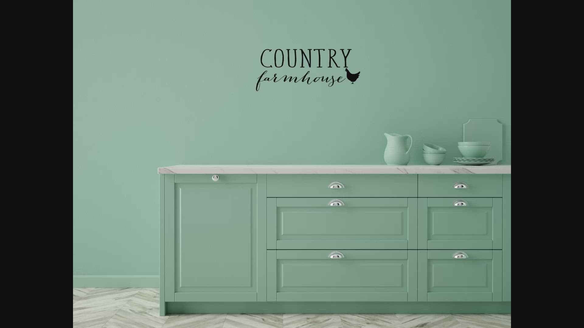 Country Farmhouse Wall Decal