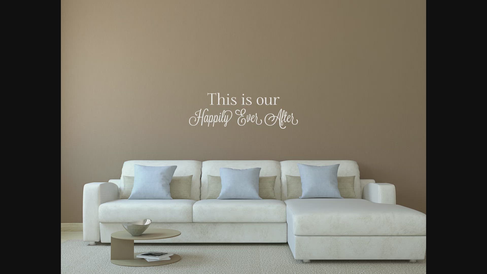 This Is Our Happily Ever After Bedroom Wall Decor Decal