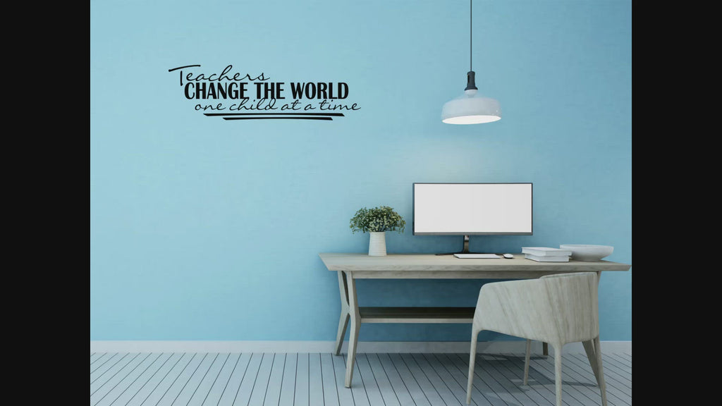 Teacher Wall Sticker Quote