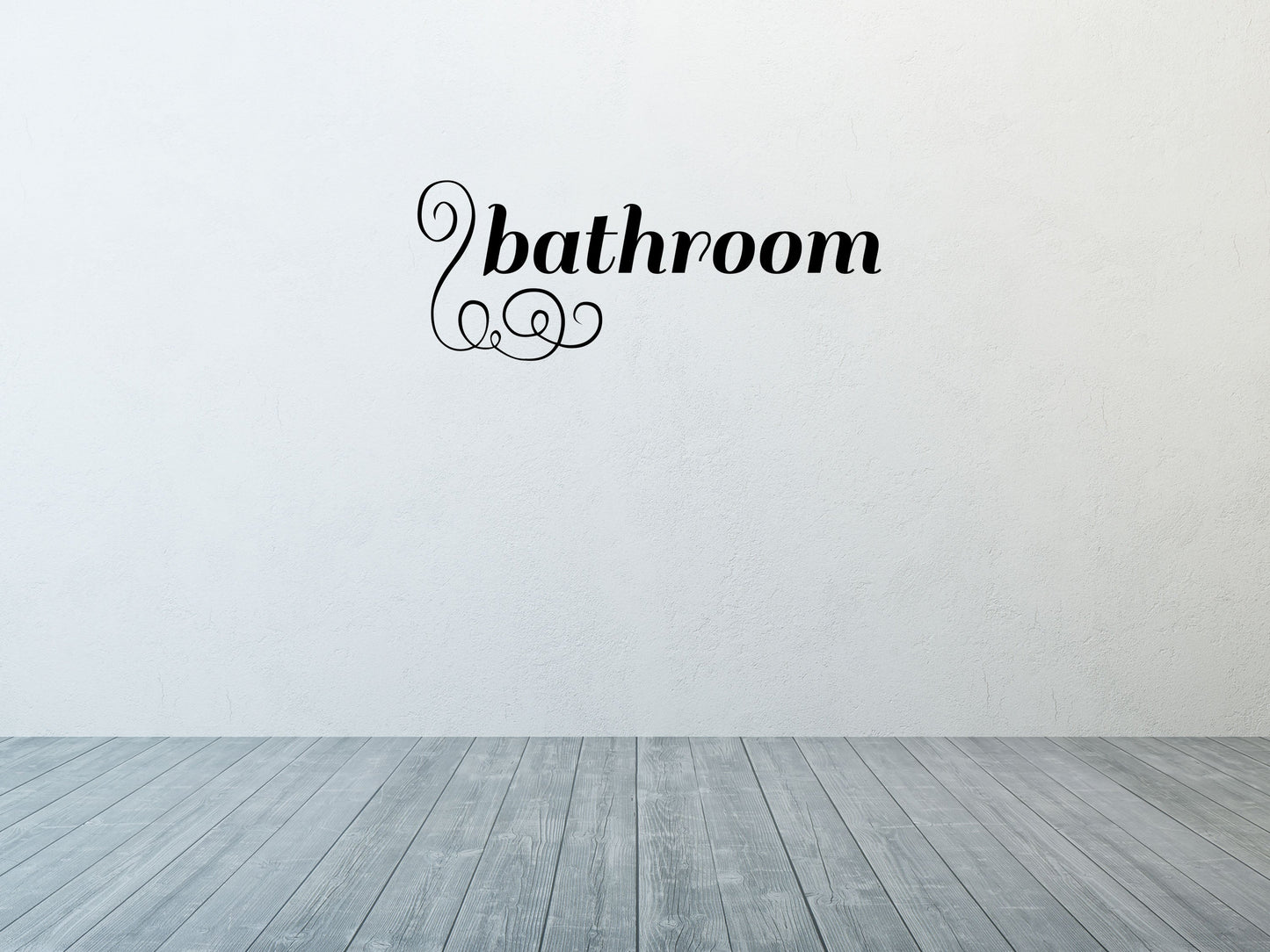 Bathroom Sign Decal Wall Stickers - Inspirational Wall Decals Vinyl Wall Decal Done 