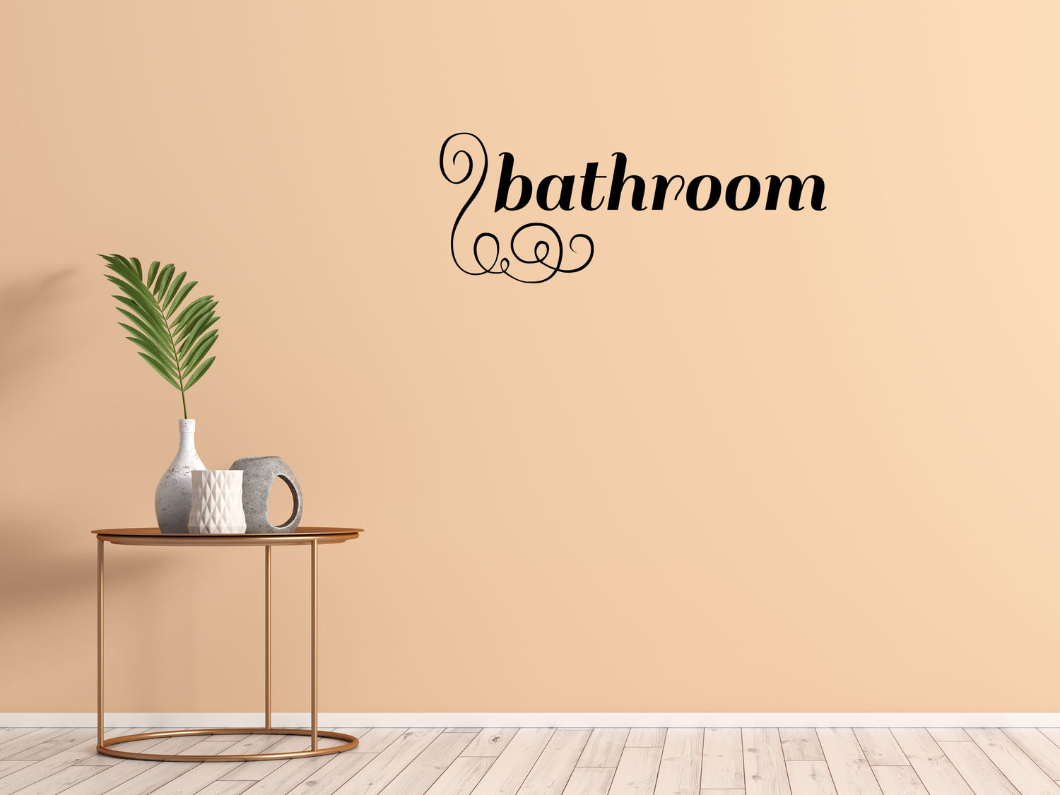 Bathroom Sign Decal Wall Stickers - Inspirational Wall Decals Vinyl Wall Decal Done 