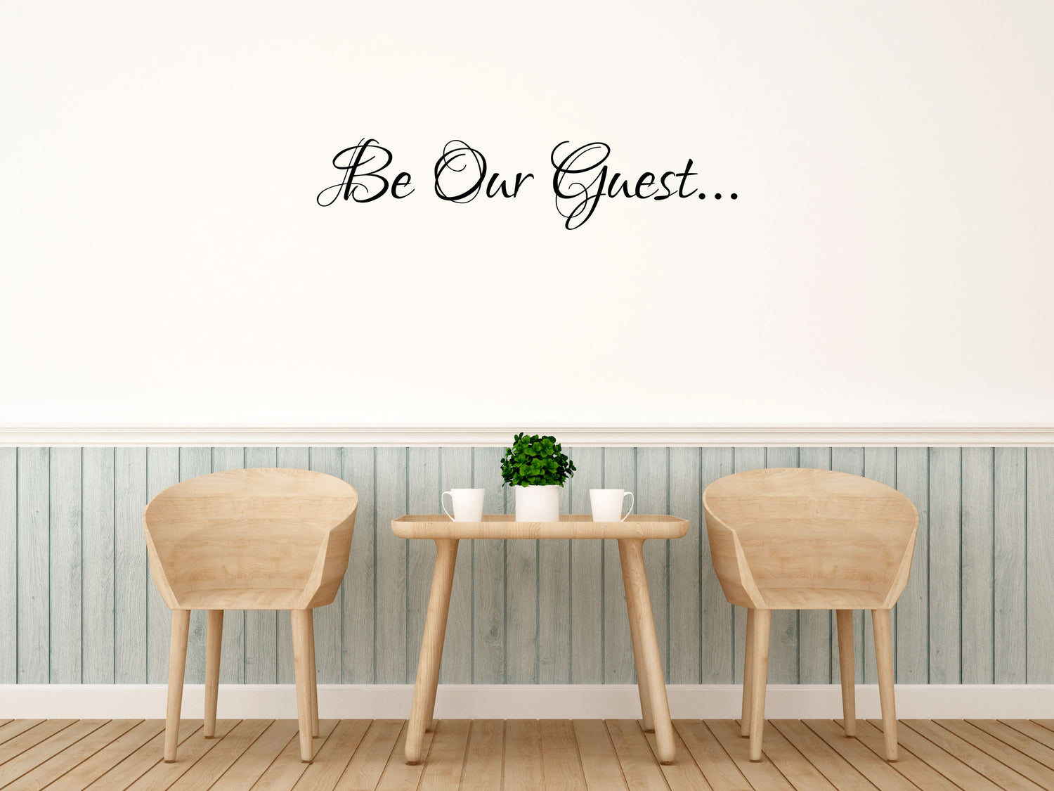 Be Our Guest Bedroom Sign Wall Quote - Guest Room Wall Decal Vinyl Wall Decal Inspirational Wall Signs 