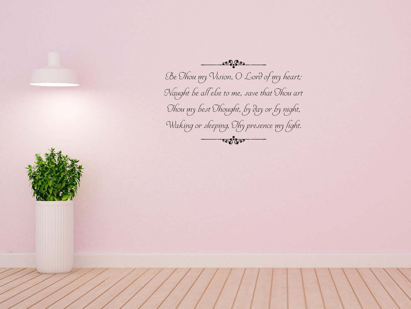 Be Thou My Vision Church Hymn Decal Sticker Vinyl Wall Decal Done 