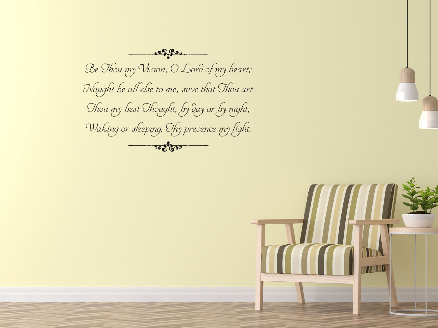 Be Thou My Vision Church Hymn Decal Sticker Vinyl Wall Decal Done 