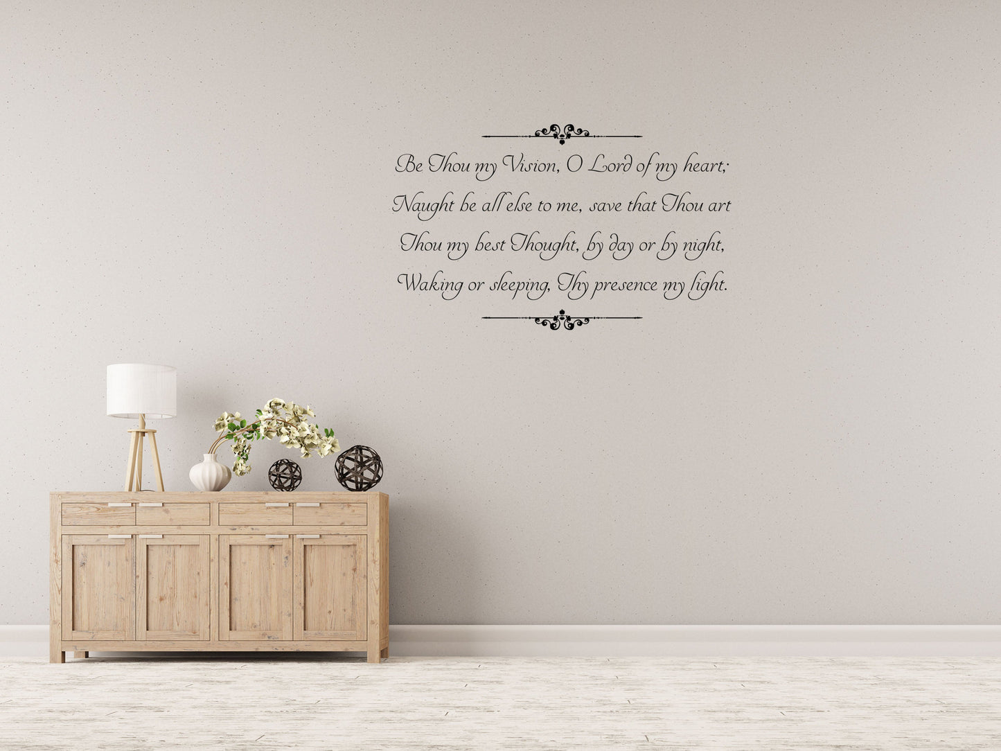 Be Thou My Vision Church Hymn Decal Sticker Vinyl Wall Decal Done 