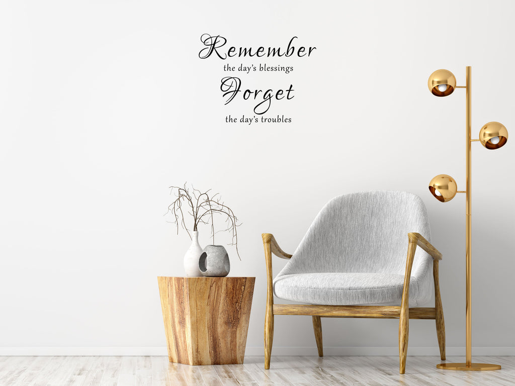 Blessing Decal Wall Decal - Blessing Wall Sticker - Christian Wall Decal - Inspirational - Memorial Vinyl Wall Decal Inspirational Wall Signs 