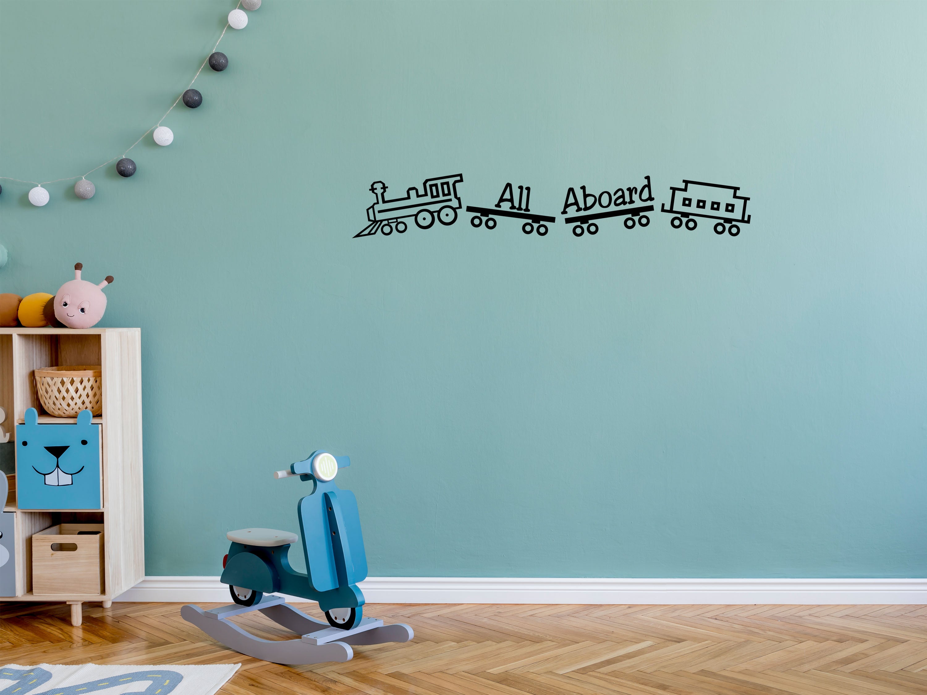 Boys Room Train Wall Stickers - Inspirational Wall Decals Vinyl Wall Decal Inspirational Wall Signs 