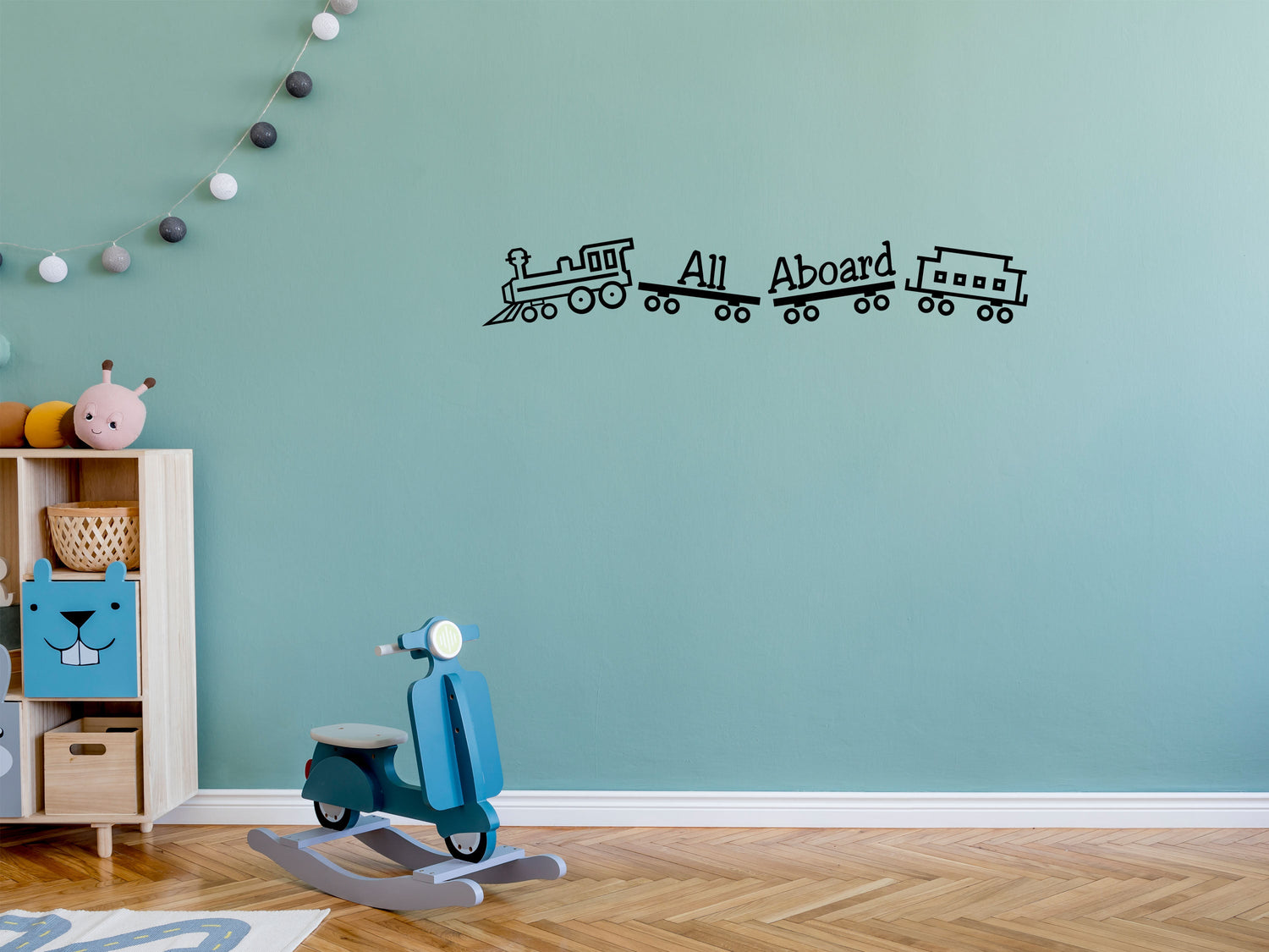 Boys Room Train Wall Stickers - Inspirational Wall Decals Vinyl Wall Decal Inspirational Wall Signs 