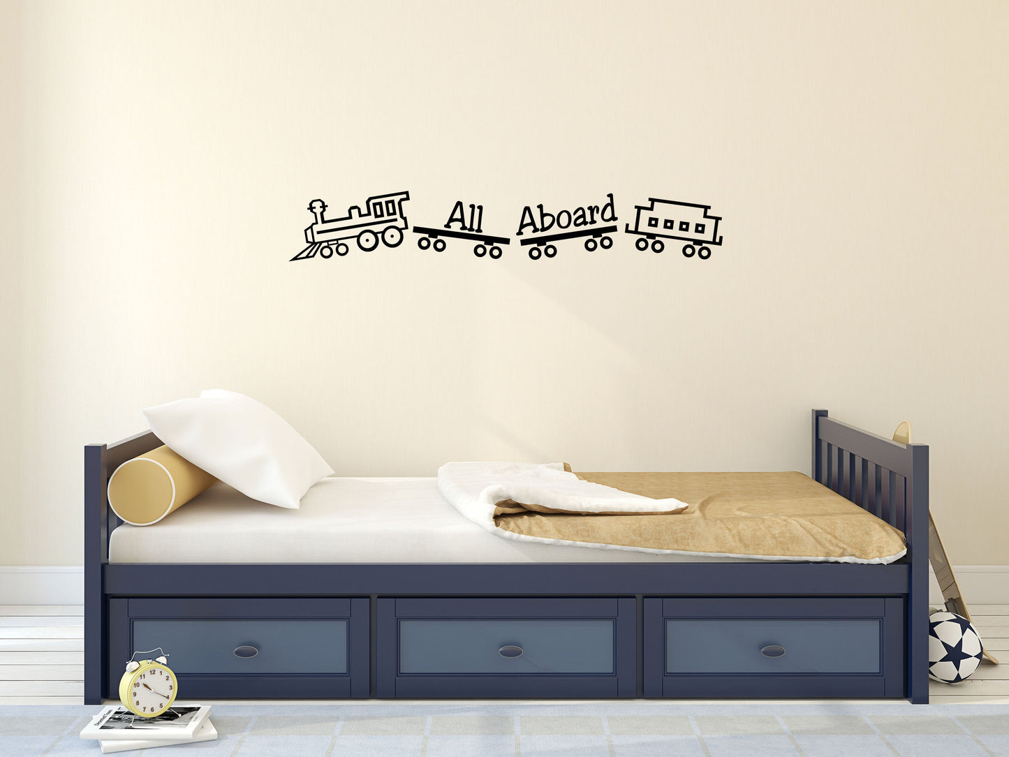 Boys Room Train Wall Stickers - Inspirational Wall Decals Vinyl Wall Decal Inspirational Wall Signs 