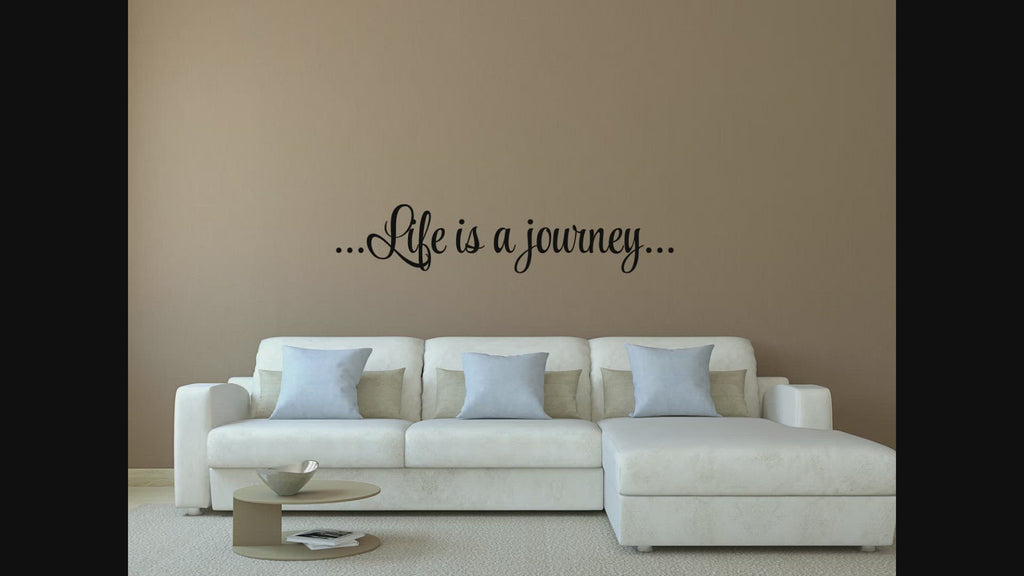 Life Is A Journey Vinyl Wall Decal
